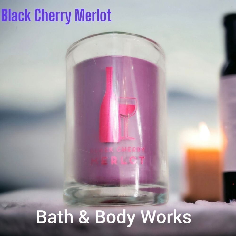 Black Cherry Merlot Candle by Bath & Body Works